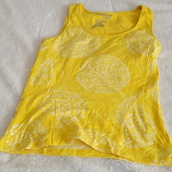 DANSKIN NOW yellow with white active tank - Picture 1 of 5